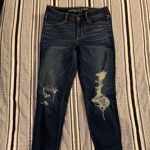American eagle ripped jeans